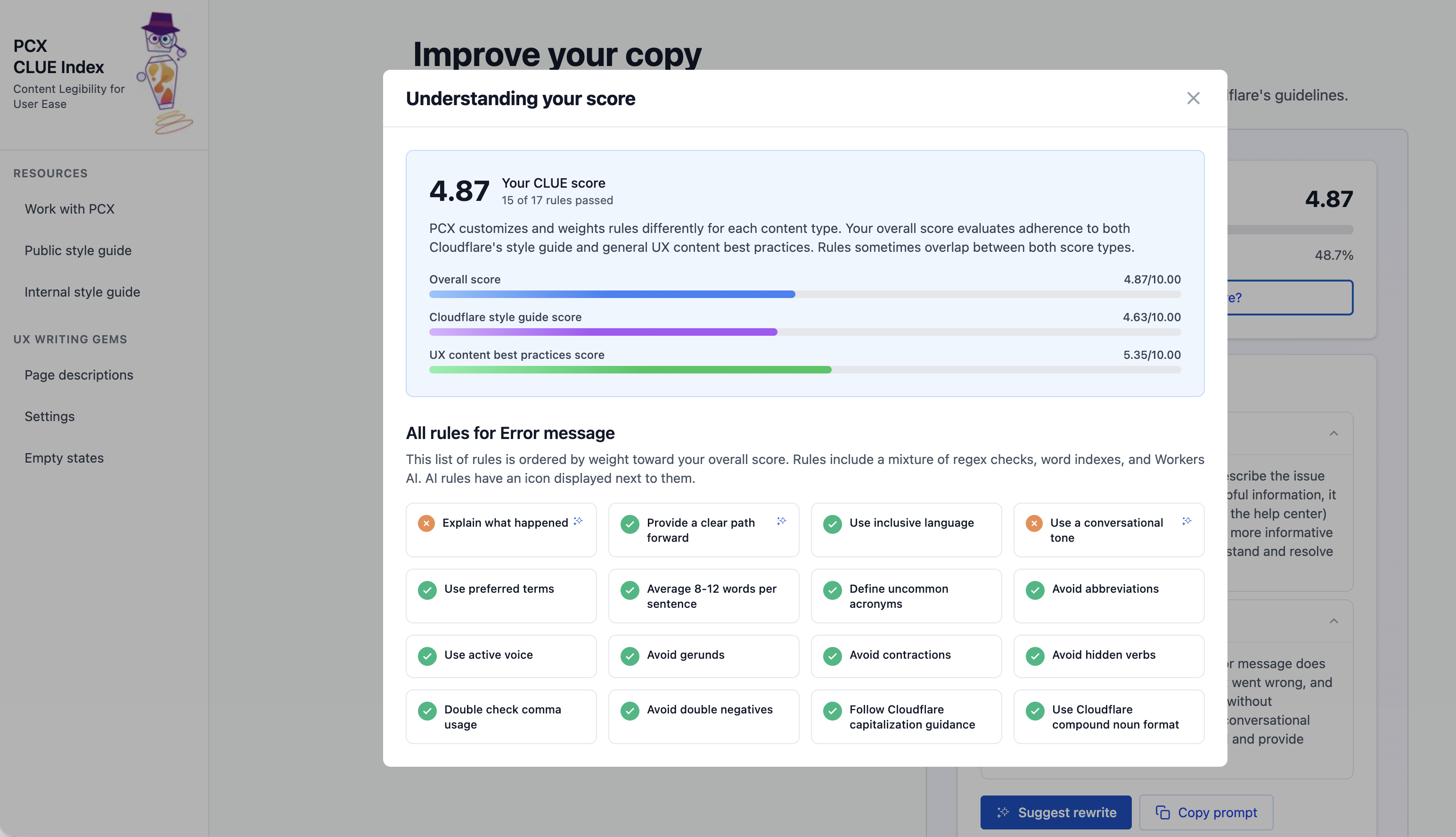 Deeper breakdown of how the HINT grade is determined